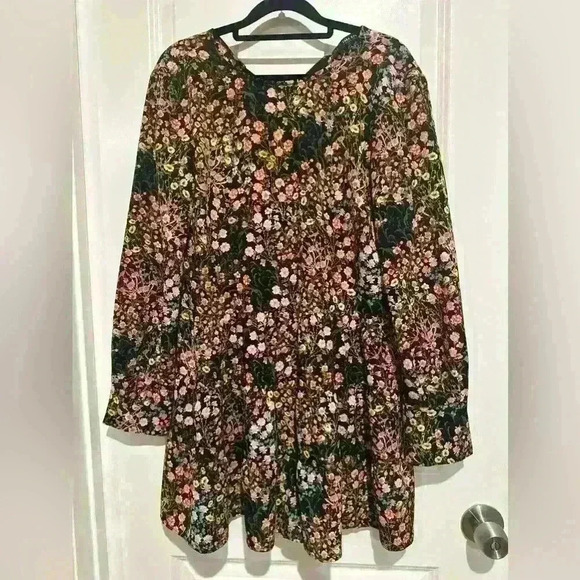 Zara Basic Collection Floral Mini Romper Tie Back Size Small - Picture 12 of 15